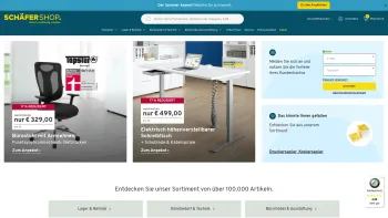 Website Screenshot: SSI Schäfer Shop GmbH der Komplettausstatter für Büro und Werkstatt - Büromöbel, Bürobedarf & Lagereinrichtung | Schäfer Shop - Date: 2023-06-15 16:02:34