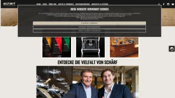 Website Screenshot: Alexander Schärf Söhne Gesellschaft LOADER - Schärf & Sons - The Art of Coffee | Kaffee | Kaffeemaschinen | GastronomieHome - Date: 2023-06-26 10:20:44