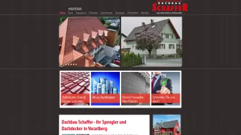 Website Screenshot: Schaffer Dachbau GmbH - Dachdecker Vorarlberg - Date: 2023-06-26 10:20:44