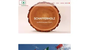 Website Screenshot: SCHAFFER SÄGEWERK-HOLZEXPORT GmbH - Schaffer Holz | Das beste aus jedem Stamm - Date: 2023-06-14 10:47:29