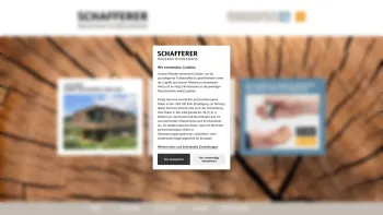Website Screenshot: Schafferer Holzbau - Home > Schafferer Holzbau / Holzhaus | Navis, Tirol - Date: 2023-06-26 10:20:44