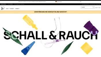 Website Screenshot: Schall & Rauch im Zentrum - Headshop & Growshop in Linz, Innsbruck & Online - Schall & Rauch - Date: 2023-06-26 10:20:44