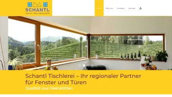 Website Screenshot: SCHANTLfenster.at - Tischlerei Schantl GmbH - Qualität aus Gleinstätten - Ihr regionaler Partner - Date: 2023-06-15 16:02:34