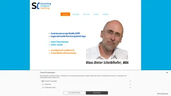 Website Screenshot: Scheiblhofer Consulting - Scheiblhofer Consulting - Computer - Coaching - Startseite - Date: 2023-06-26 10:20:47