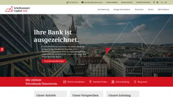 Website Screenshot: Bankhaus Schelhammer & Schattera Aktiengesellschaft - home - schelhammer.at - Date: 2023-06-14 10:36:58