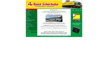 Website Screenshot: Josef Schierhuber Ges.m.b.H. - Internationale Transporte - Heinz Schierhuber e. U. - Ueber uns - Date: 2023-06-15 16:02:34