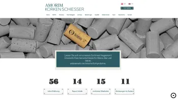 Website Screenshot: Korken Schiesser Ges.m.b.H. - Naturkork | Wien | Korken Schiesser Ges.m.b.H. - Date: 2023-06-14 10:45:00