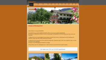 Website Screenshot: Bauernhof Schiestlhof Thiersee Tirol - Urlaub am Bio-Bauernhof - Date: 2023-06-26 10:20:50
