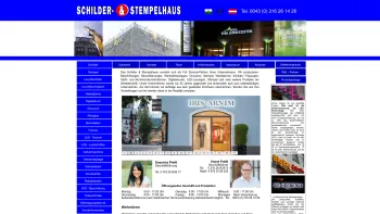 Website Screenshot: Schilder & Stempelhaus Reklameanlagen - Schilder & Stempelhaus Reklameanlagen - Date: 2023-06-26 10:20:50