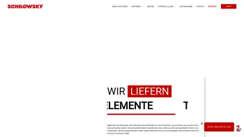Website Screenshot: Schilowsky Baumarkt und Baustoffhandel KG - Schilowsky - Date: 2023-06-14 10:45:00