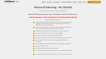 Website Screenshot: Ing. Günter Schirlbauer Technisches Consulting - IT-Service-Schirlbauer - Date: 2023-06-26 10:26:43