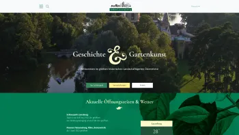 Website Screenshot: Schloß Laxenburg Betriebsgesellschaft Schloss Laxenburg Betriebsges.m.b.H. - Startseite - Schlosspark Laxenburg - Date: 2023-06-26 10:20:53
