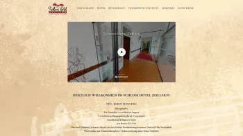 Website Screenshot: SCHLOSS HOTEL ZEILLERN - Start - Hotel Schloss Zeillern - Date: 2023-06-26 10:20:53