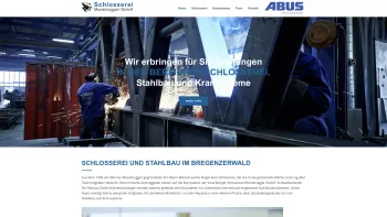 Website Screenshot: Werner schlosserei moosbrugger - Home - Schlosserei Moosbrugger, Au - Date: 2023-06-14 10:45:03