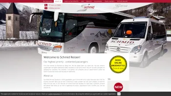 Website Screenshot: Schmid - About us - Welcome to Schmid Reisen! - SCHMID Reisen Taxi & Bus [Taxi service to Munich, Serfaus, Innsbruck, Ischgl] - Date: 2023-06-26 10:20:54