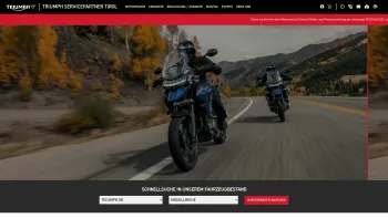 Website Screenshot: Jürgen Schnaller Motorradhandel. Triumph / Kawasaki - TRIUMPH Servicepartner Tirol - Date: 2023-06-14 10:45:03