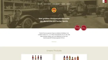 Website Screenshot: Alt Wiener Schapsmuseum - Home - Fischer Spirits - Date: 2023-06-26 10:20:59