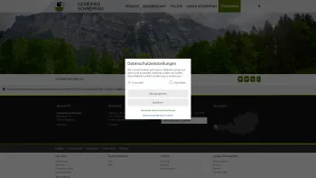 Website Screenshot: Gemeindeamt Gemeinde Schnepfau - Gemeinde Schnepfau - Startseite - Date: 2023-06-14 10:45:03