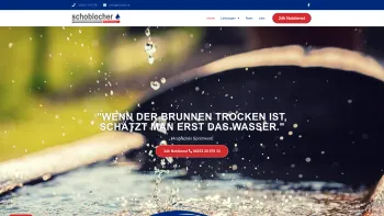 Website Screenshot: Schoblocher Sanitär & Heizung GmbH - Home - Schoblocher Sanitär & Heizung - Date: 2023-06-26 10:21:01