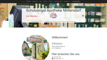 Website Screenshot: Schutzengelapotheke - Schutzengel Apotheke Möllersdorf - Date: 2023-06-26 10:21:10