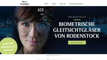 Website Screenshot: Schwabegger Optik Hörgeräte Contaktlinsen - Schwabegger Optik und Hörgeräte - Date: 2023-06-26 10:21:10