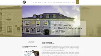 Website Screenshot: Hotel Schwarzes Rössl - Das Rössl – Hotel & Wirtshaus in Windischgarsten - Date: 2023-06-26 10:21:11