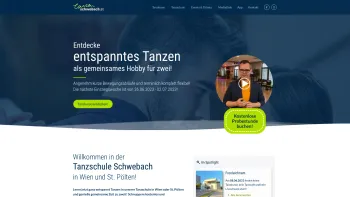 Website Screenshot: Tanzschule Schwebach - Tanzschule Schwebach: Tanzkurs in Wien und St. Pölten - Date: 2023-06-15 16:02:34