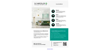 Website Screenshot: Leopold Schwedler Nachfolger: Walter Hoffmann Maler Anstreicher und Möbellackierer DomainSave domainname schwedler.at is registere - MALER - SCHWEDLER - Date: 2023-06-26 10:21:11