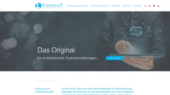 Website Screenshot: Übersetzungsbüro Schweickhardt - Home - Schweickhardt Das Übersetzungsbüro - Date: 2023-06-26 10:21:11