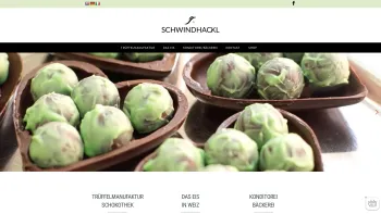 Website Screenshot: Heinz Schwindhackl Konditorei Confiserie - Schwindhackl Trüffelmanufaktur und Schokothek - Date: 2023-06-26 10:21:13