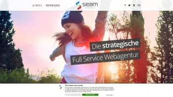 Website Screenshot: seam media group - Webagentur Linz & Wien | seam media group - Date: 2023-06-14 10:45:08