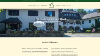 Website Screenshot: Pension Seebichlhof - Pension Seebichlhof › Als Gast kommen, als Freund wieder kommen - Date: 2023-06-26 10:21:17