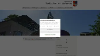 Website Screenshot: Stadtgemeinde Seekirchen am Seekirchen am Wallersee RiS-Kommunal - Stadtgemeinde Seekirchen am Wallersee - Startseite - Date: 2023-06-26 10:21:17