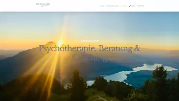 Website Screenshot: Seelensonne Psychotherapie Salzburg und Salzburger Land - Psychotherapie Beratung Coaching - Seelensonne Psychotherapie - Date: 2023-06-14 10:45:08