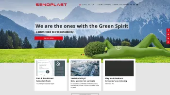 Website Screenshot: Senoplast Klepsch & Co. GmbH - SENOPLAST | high-quality plastic sheets and films - Date: 2023-06-26 10:21:23