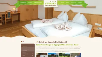 Website Screenshot: Pension Schifferegger Seppingerhof - Der Seppingerhof in Niedernsill | Urlaub am Bauernhof | Ferienwohnungen - Date: 2023-06-26 10:21:23