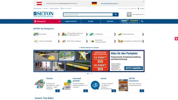 Website Screenshot: SETON MePartner für Sicherheit und Kennzeichnung - Kennzeichnung, Industriebedarf, Arbeitsschutz | Online-Shop SETON | SETON - Date: 2023-06-26 10:21:25
