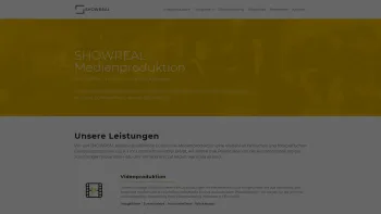 Website Screenshot: Showreal Filmproduktion - SHOWREAL Medienproduktion - Date: 2023-06-26 10:21:28