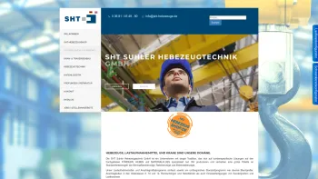 Website Screenshot: SHT Suhler Hebezeugtechnik GmbH - Willkommen - Date: 2023-06-26 10:21:28