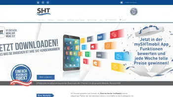 Website Screenshot: sht-Heiztechnik aus Salzburg GmbH - SHT - Kompetenz in der gesamten Welt der Haustechnik! - Date: 2023-06-14 10:37:18