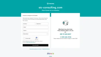 Website Screenshot: s.i.c-consulting Unternehmensberatung S.I.C. SIC 2002 - sic-consulting.com - Date: 2023-06-26 10:21:28