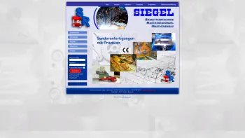 Website Screenshot: Brikettiertechnik Siegel Maschinen und Anlagenbau - Siegel Sondermaschinenbau - Date: 2023-06-26 10:21:31