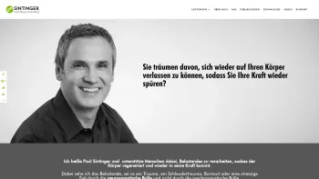 Website Screenshot: Paul Sintinger Coaching und Consulting e.U. - Paul Sintinger | Coaching bei Stress und Burnout, Österreich, Klagenfurt - Date: 2023-06-26 10:21:37