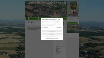 Website Screenshot: Gemeindeamt Sipbachzell RiS-Kommunal - Gemeinde Sipbachzell - Startseite - Date: 2023-06-26 10:21:37