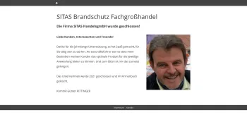 Website Screenshot: SITAS Handelsgesellschaft mbH. - SITAS Brandschutz vom Profi mit Fire Angel Rauchwarnmeldern - Date: 2023-06-14 10:38:10