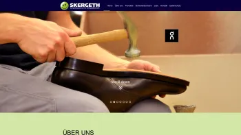 Website Screenshot: Orthopädie-Skergeth - Homepage - Date: 2023-06-14 10:45:14