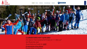 Website Screenshot: Ski-Club-Seefeld - Start | Willkommen beim Ski-Club Seefeld - Date: 2023-06-26 10:21:37