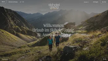 Website Screenshot: Skihotel Galzig St. Anton am Arlbergder Welt des Sports. - Urlaub in Tirol | Hotels in St. Anton am Arlberg - Skihotel Galzig - Date: 2023-06-26 10:21:40