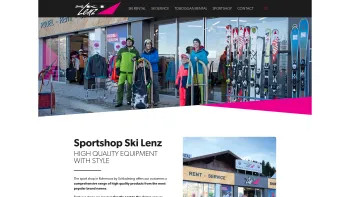 Website Screenshot: Ski-Lenz Reiter GmbH & Co KG | Gipfelbahn Hochwurzen | Sport 2000 - Home - Skilenz EN - Date: 2023-06-26 10:21:40