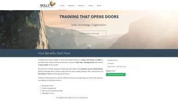 Website Screenshot: Skills International GmbH - Your Benefits Start Here - Skills International GmbH - Date: 2023-06-14 10:45:14